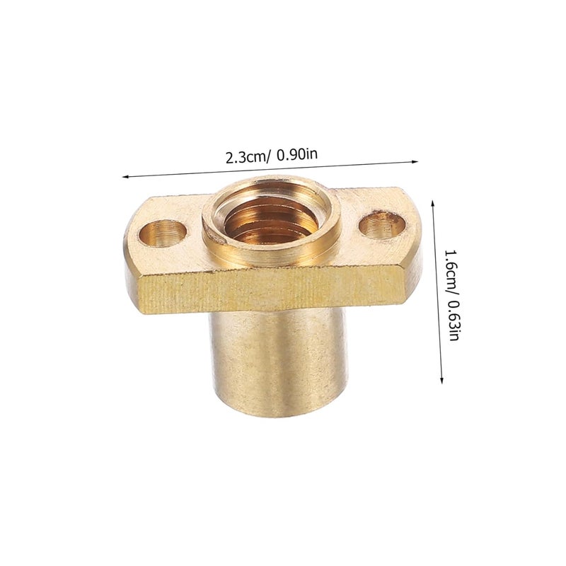 6 Pcs T8 Brass Trapezoidal Lead Screw Nuts 2mm Lead Size for 3D Printer - Image 5